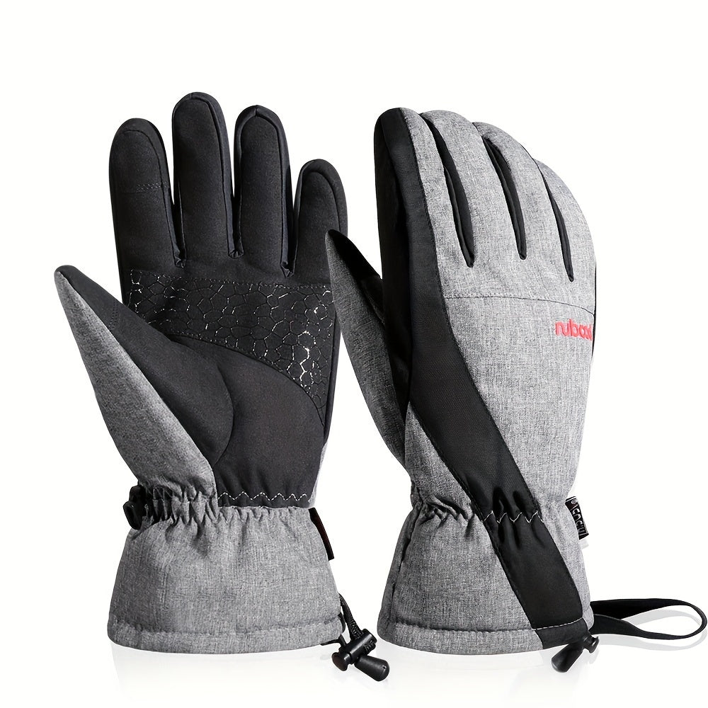 Waterproof Winter Gloves w/ Touchscreen - Ideal for Skiing & Outdoor Work