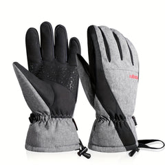 Waterproof Winter Gloves w/ Touchscreen - Ideal for Skiing & Outdoor Work