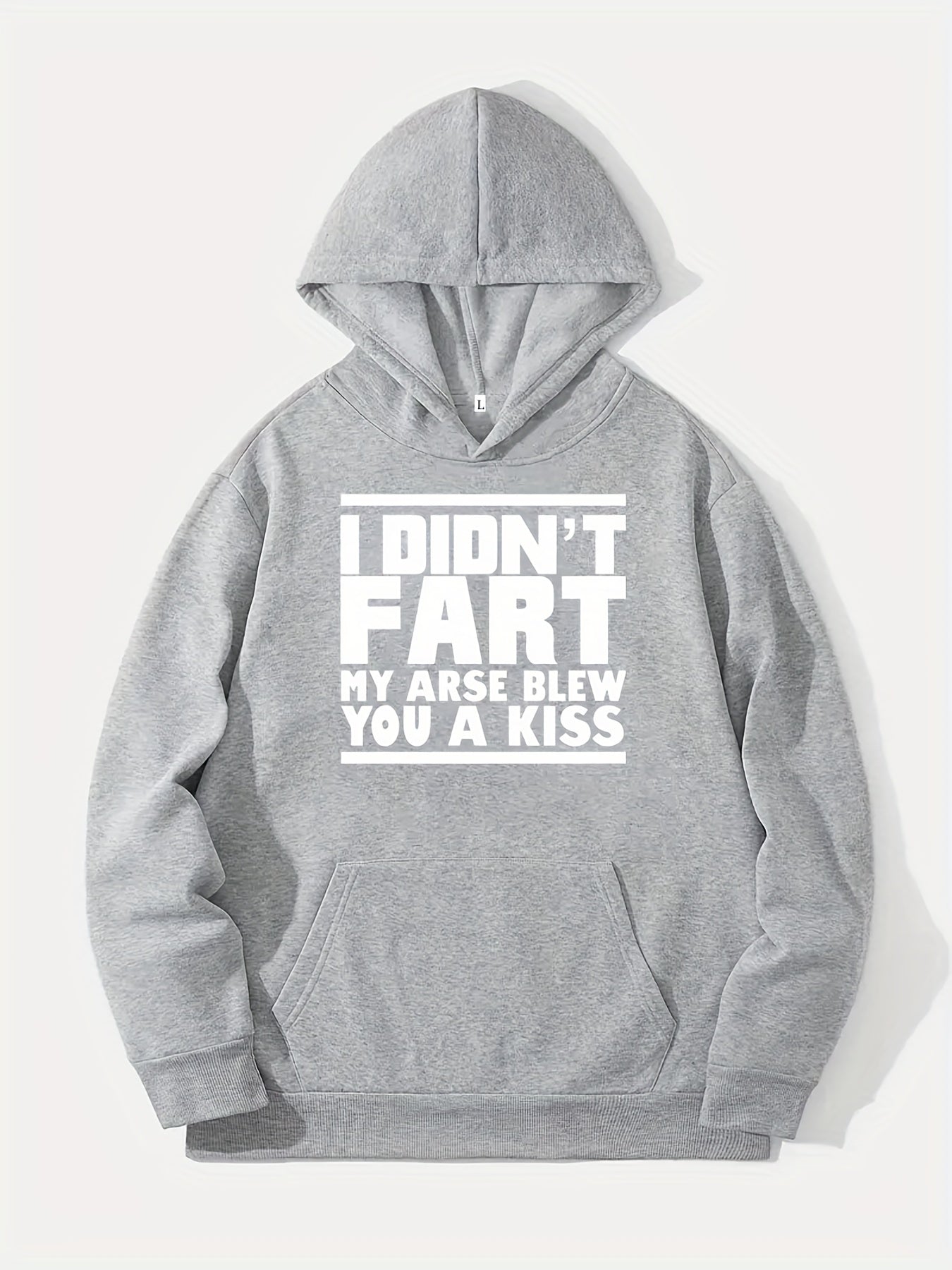 Funny Meme I Didn't Fart Print Hoodie Men's Winter Streetwear
