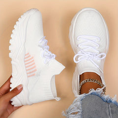 Women's Lace Outdoor Sneakers Running Shoes
