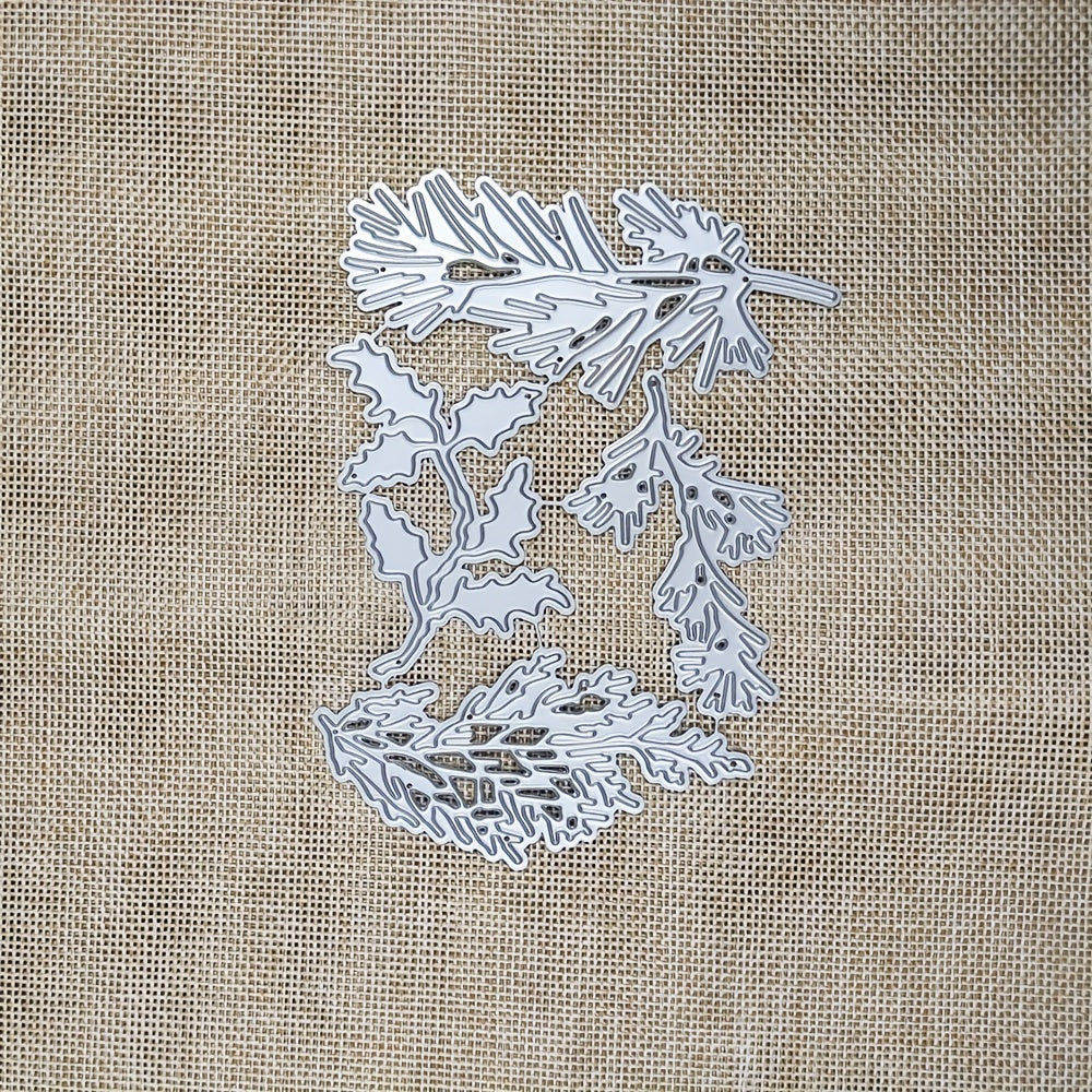 Leaves Set Frame Metal Cutting Dies Scrapbooking Silvery Carbon Steel Embossing