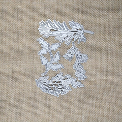 Leaves Set Frame Metal Cutting Dies Scrapbooking Silvery Carbon Steel Embossing