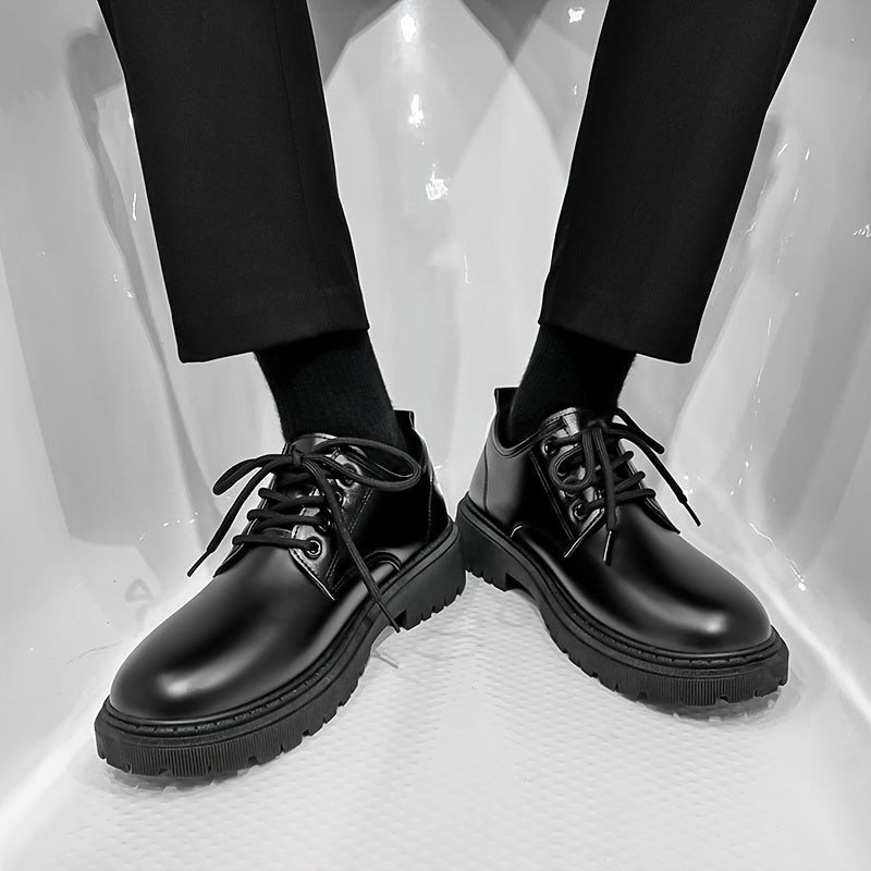 Men's Classic Round Toe Dress Shoes For Wedding