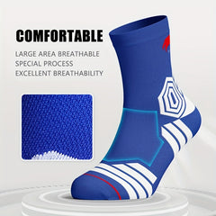 Basketball Socks High Cushion Thick Crew Socks for Men Women