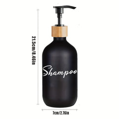 3pcs Bathroom Soap Dispenser Shower Shampoo Gel Bottle
