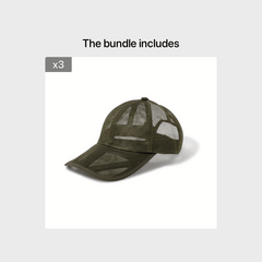 Mesh Hat Hollow Brim Baseball Cap Sun Hat Men's Peaked Cap
