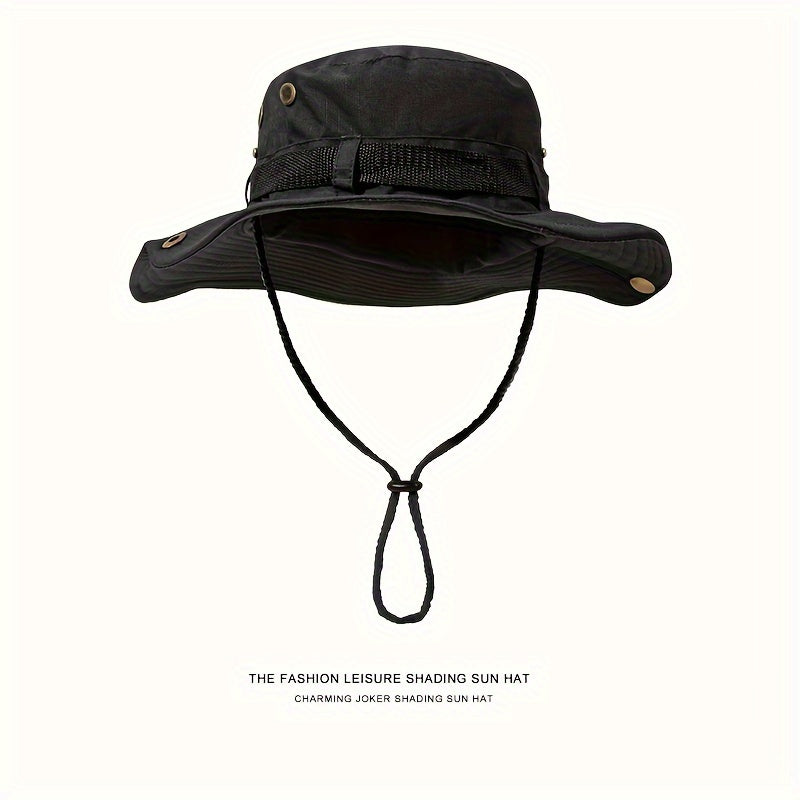 Boonie Hat with Drawstring for Outdoor Activities