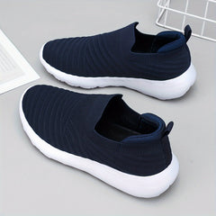 Knit Textured Walking Shoes for Women