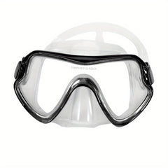 Adult Diving Goggles and Snorkel Set with Silicone Face Mask