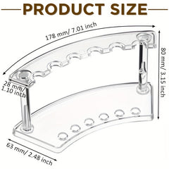 Plastic Pen Holder with 6 Slots for Home School Office Storage