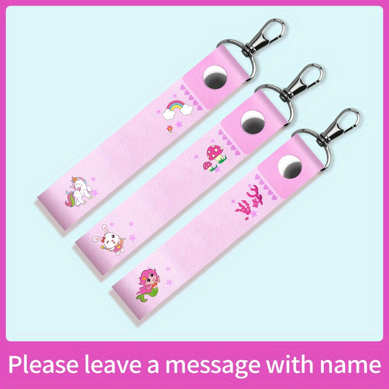 3pcs Kindergarten Name Stickers Hanging Buckle Cartoon School Supplies