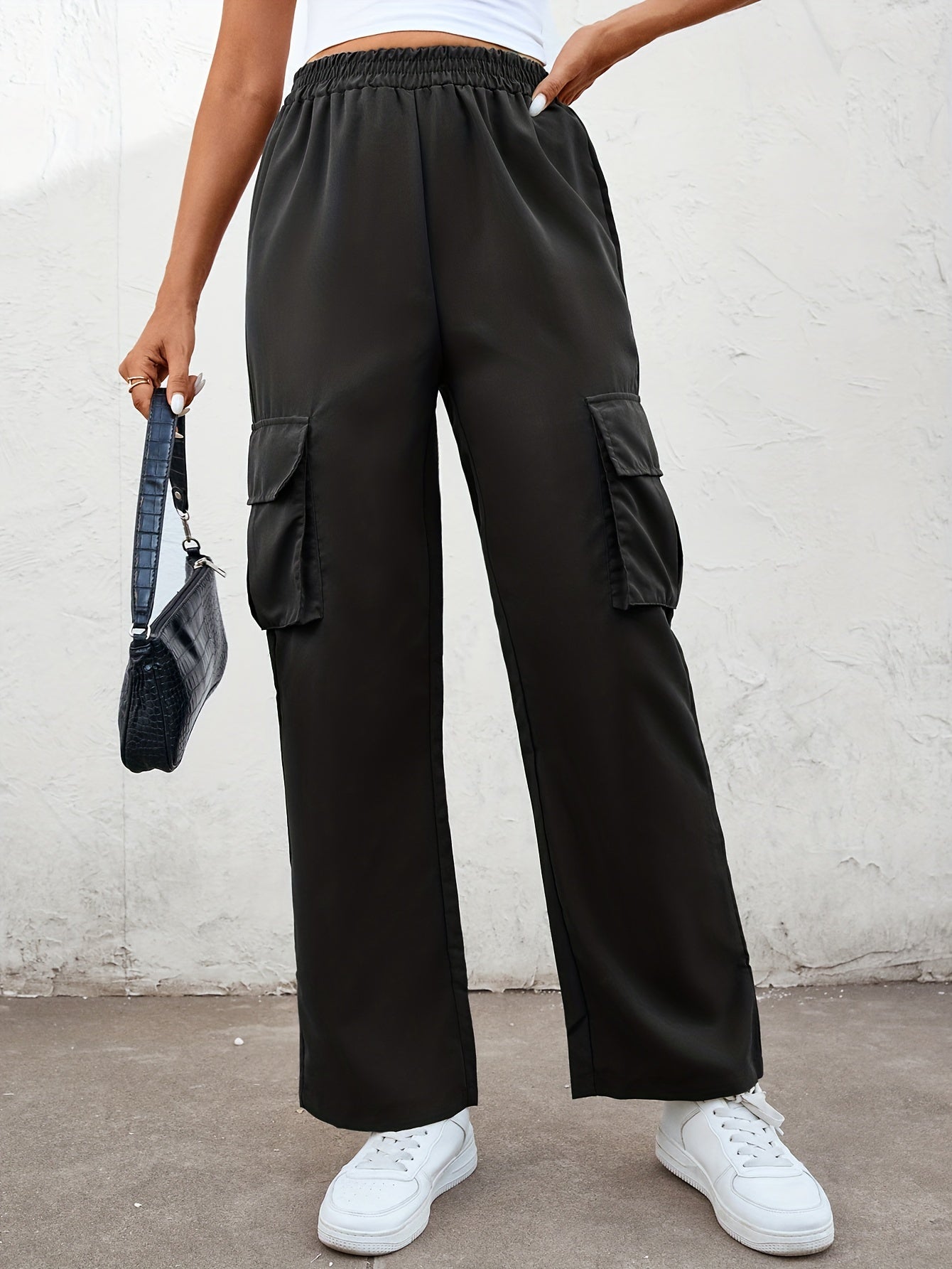 Y2K High Waist Cargo Pants for Women