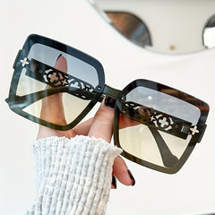 Large Square Sunglasses Gradient Glasses UV400