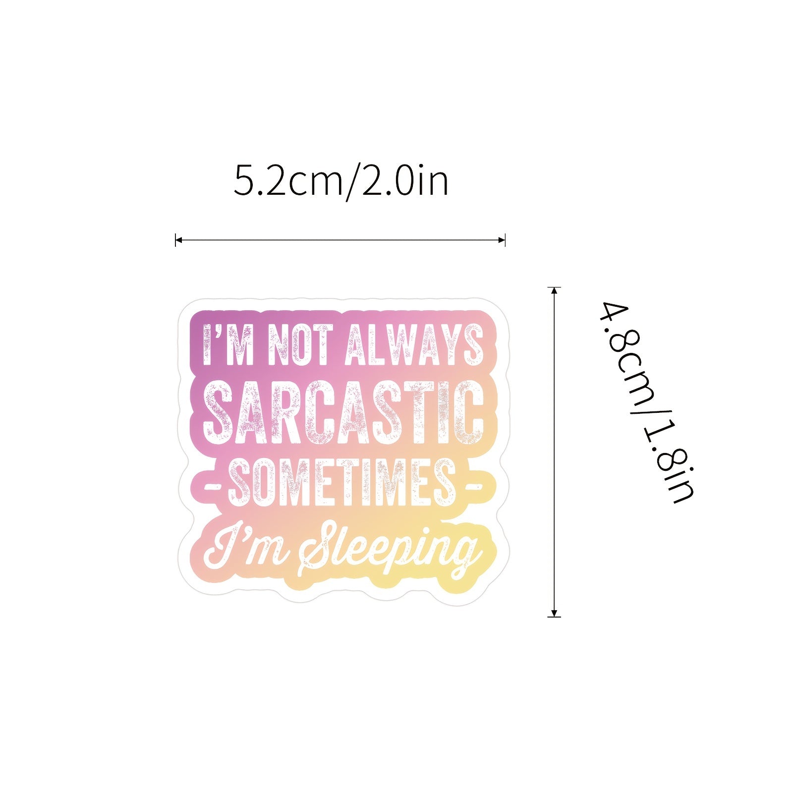 120 Sarcastic Stickers Funny Quotes Adults Water Bottle Laptop Phone Hard Bumper