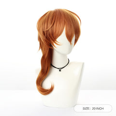 Men's Funky Orange Red Wig Headgear