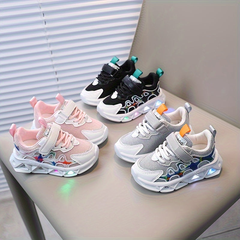 Boys Mesh Sneakers With Light Breathable Non Slip