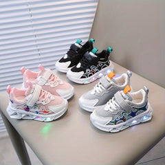 Boys Mesh Sneakers With Light Breathable Non Slip