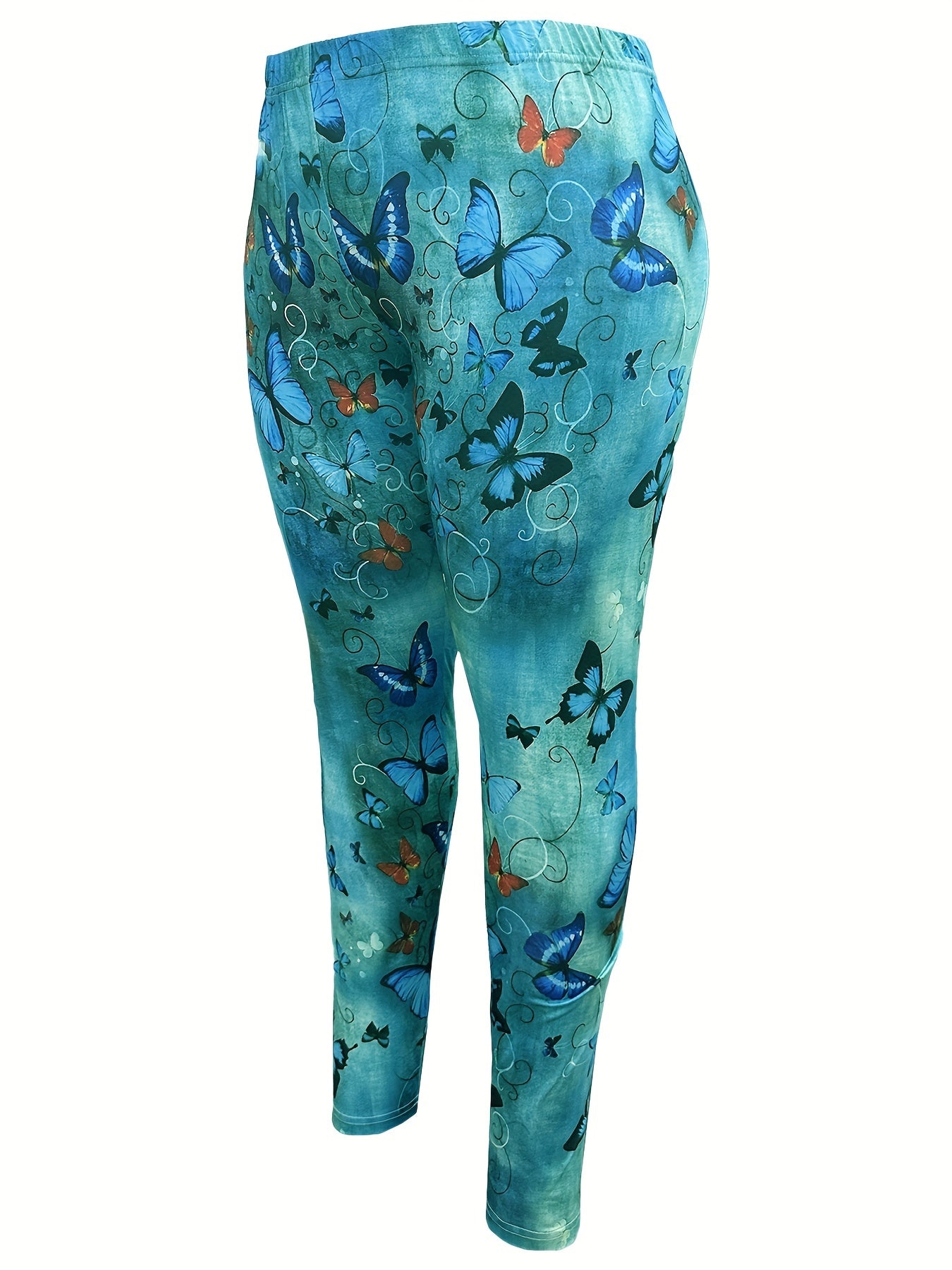 Butterfly Print High Rise Leggings