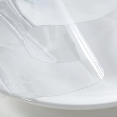 Waterproof Transparent Plastic Tablecloth Spill-proof Rectangular Tablecover