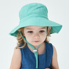 Seahorse Flowers Print Bucket Hat Sunscreen Wide Brim Beach Basin Hat