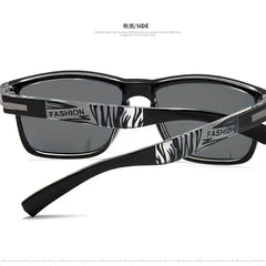 Men's Polarized Square Frame Sunglasses for Outdoor Sports