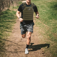 Security Vest with Green US Patch for Outdoor Training