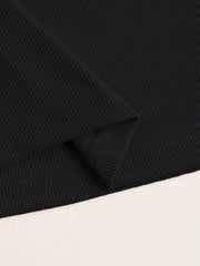 Ribbed Round Neck Cami Dress