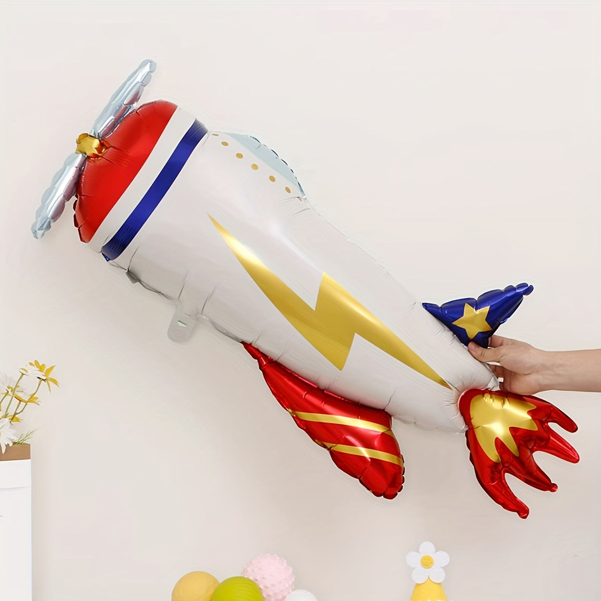Airplane Balloons Birthday Balloons Large Helium Foil Balloon Plane Theme