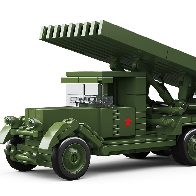 Car Rocket Launcher Building Block Missile Toy 324pcs