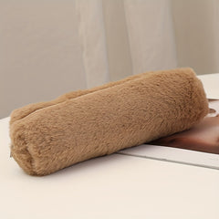 Plush Long Strip Pencil Case Large Capacity Soft Bag Stationery Storage Box