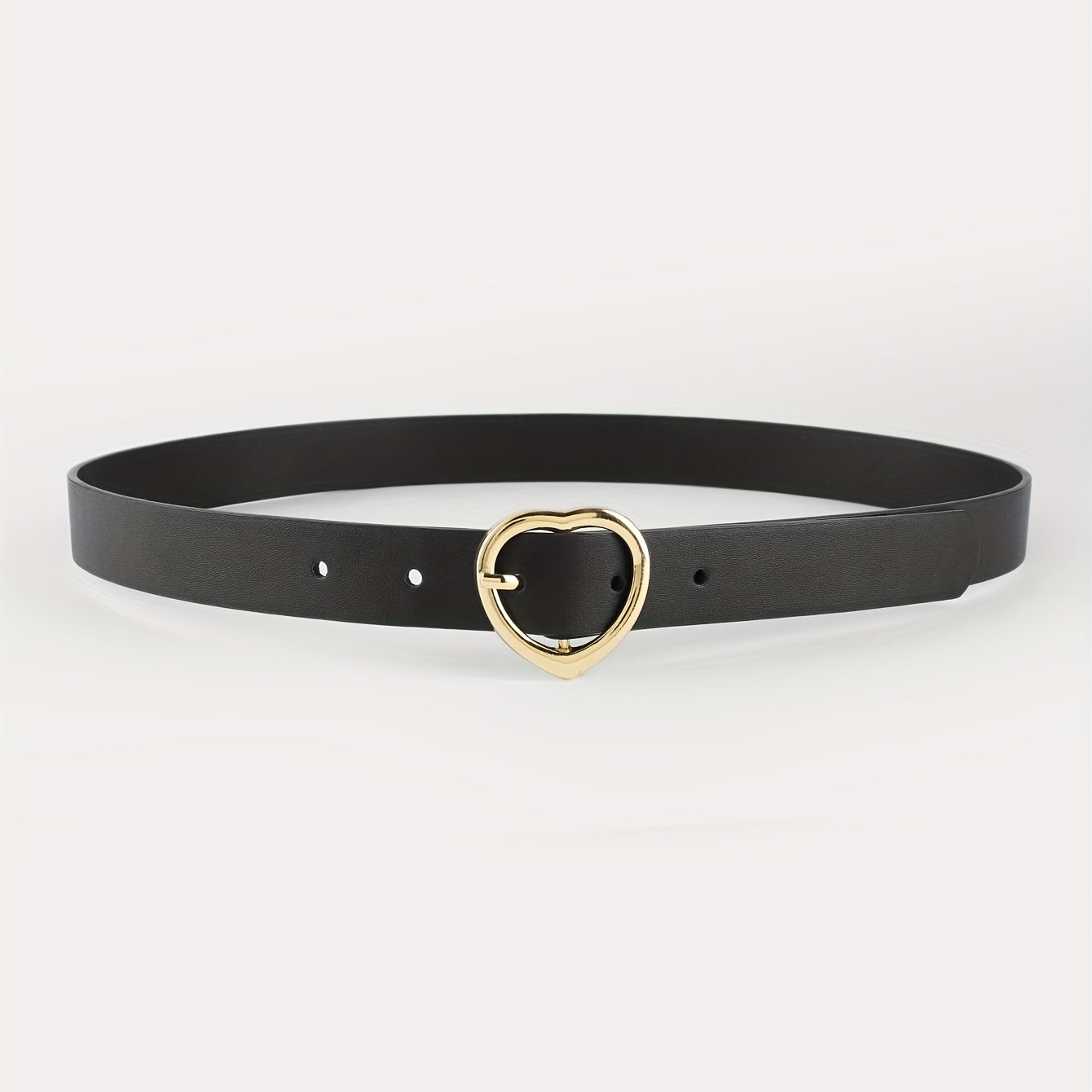 Heart Pin Buckle PU Belt for Women