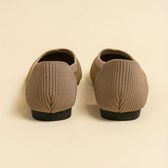 Women's Knit Ballet Flats Soft Sole Slip On Shoes Casual Driving