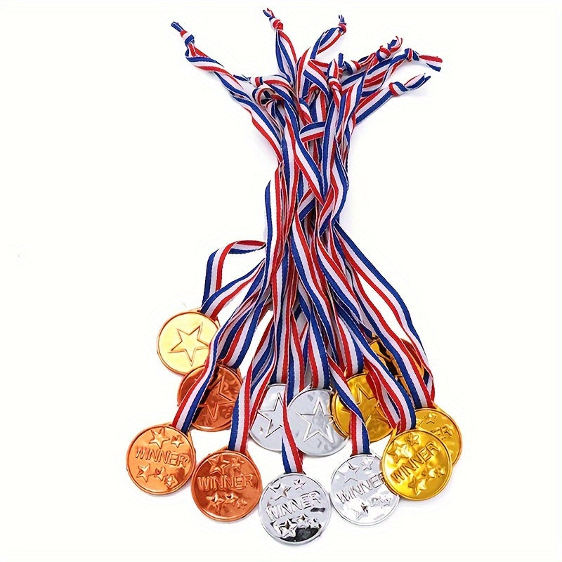 1pc Plastic Winners Medals Sports Party Prize Awards Medals