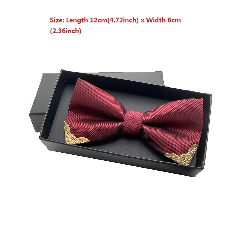 Women's Bow Metal Decor Solid Polyester Bow Tie Party Supplies