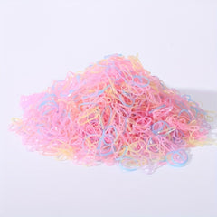 100pcs Colorful Hair Ties for Baby Girls - Ponytails & Scrunchies