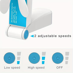 Portable Handheld Fan USB Rechargeable for Travel Office Home Outdoors
