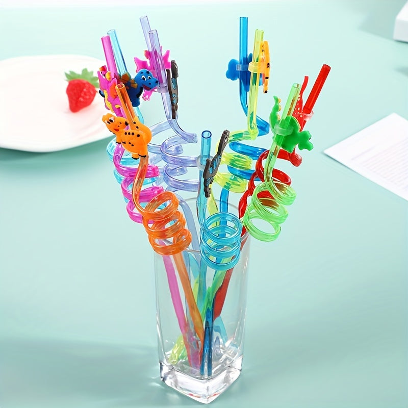 Eco Kids' Straws Fun Cartoon Designs Parties & Everyday Use