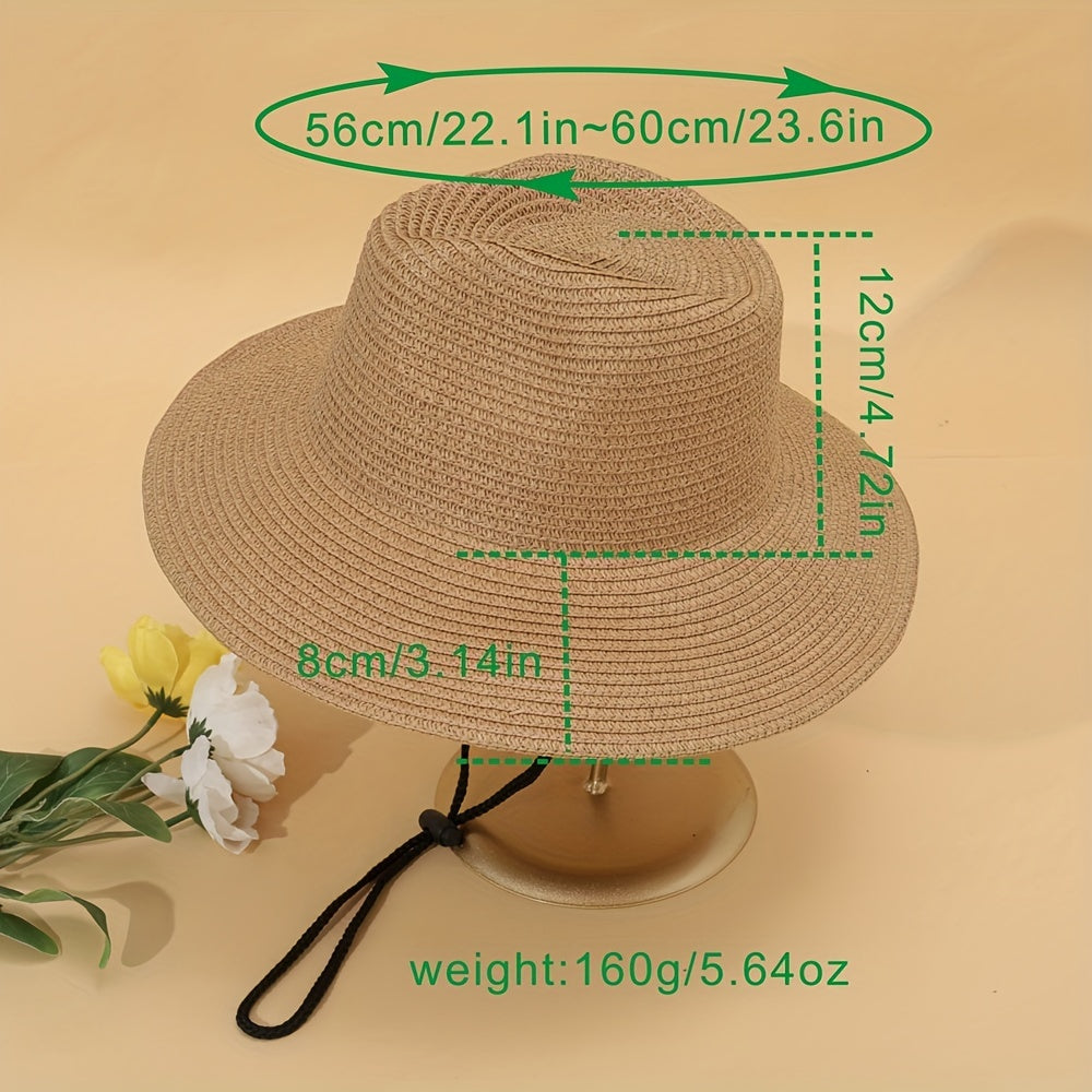 Grass Paper Sunshade Men's Straw Hat