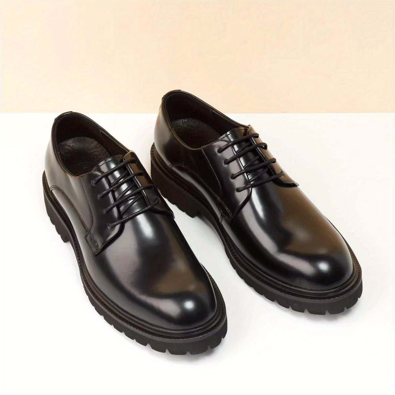 Men's Lace Up Dress Shoes Smart Casual Walking Shoes