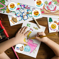 500pcs Cartoon Stickers Teacher Reward Encourage Sticker Self-adhesive Graffiti
