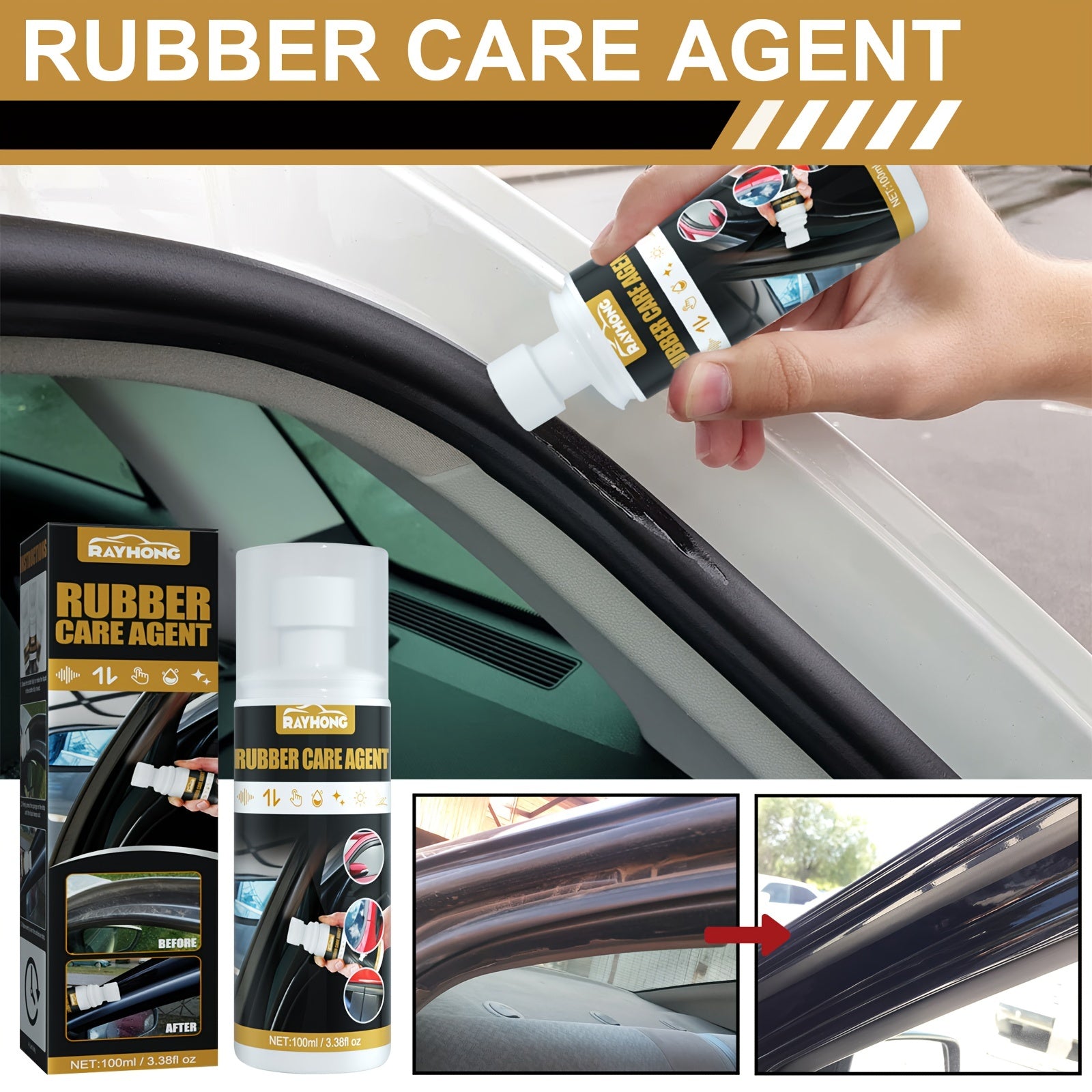 Car Rubber Maintenance Agent Anti Aging Polishing Decontamination