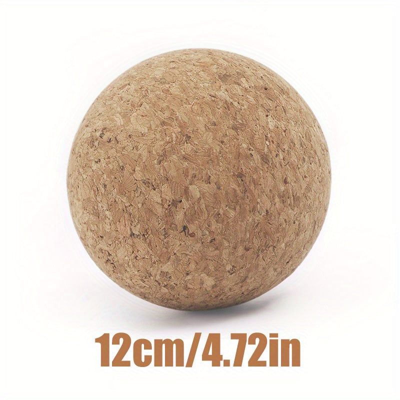 Cork Massage Ball: Soothe Muscle Tension for Yoga & Travel