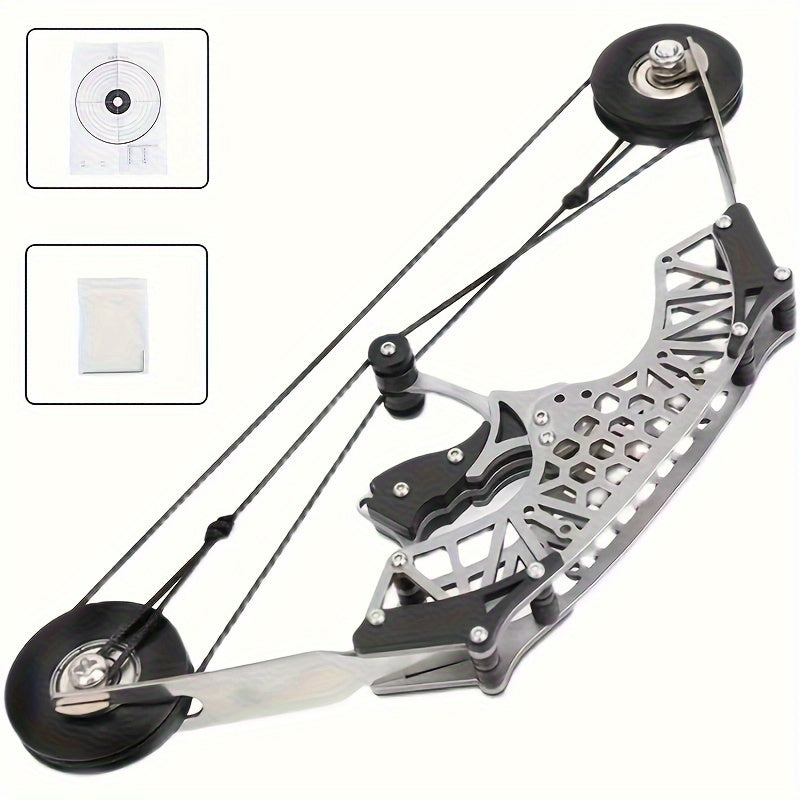 Mini Composite Bow Archery Set Stainless Steel Mini Bow Outdoor Toy