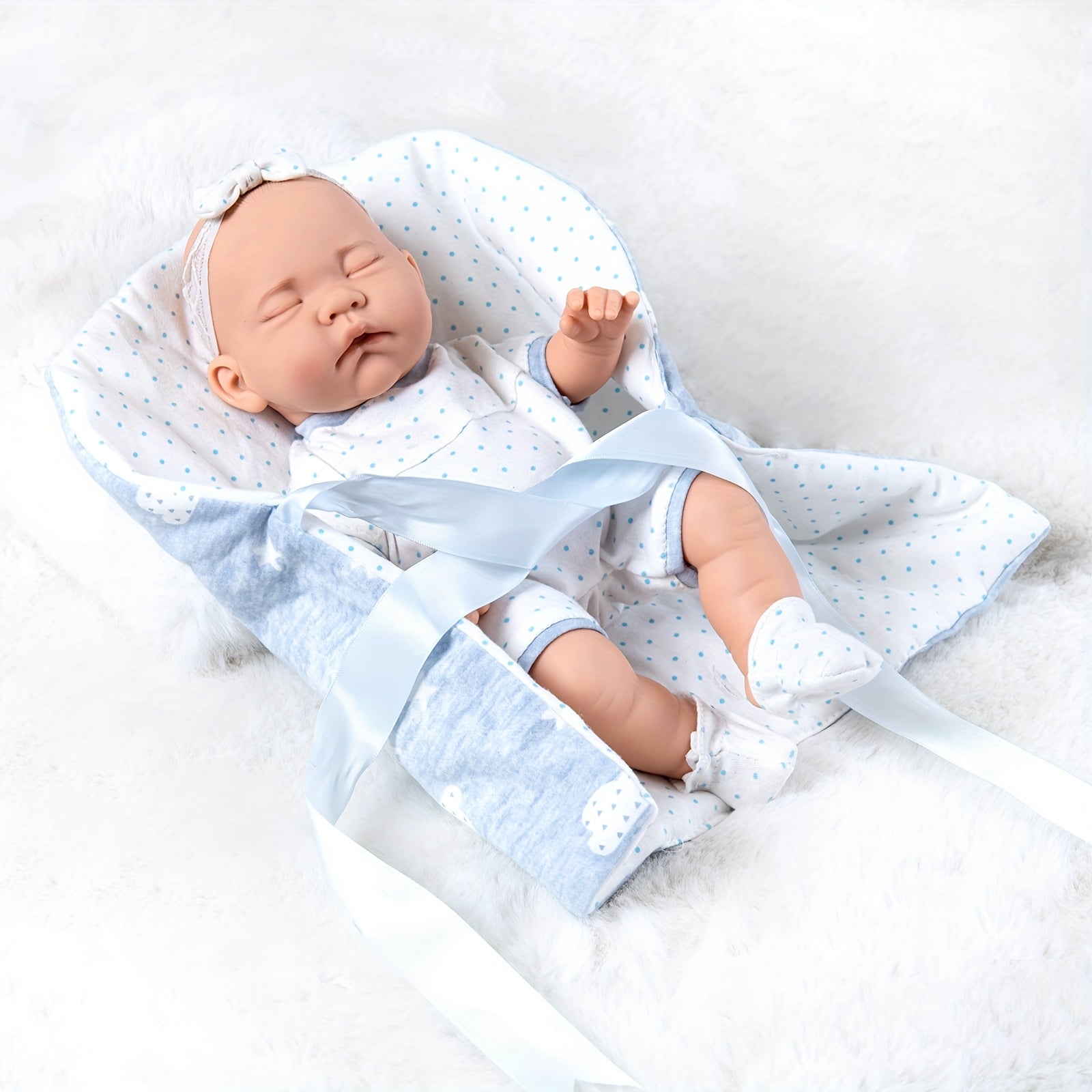 12" Reborn Doll Soft Rubber Toy for Kids - Perfect Birthday Gift