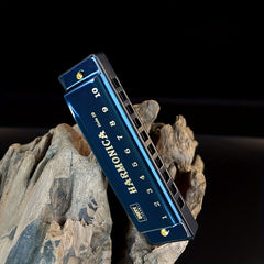 10 Holes Blues Harmonica Musical Instrument Holiday Gift Mini