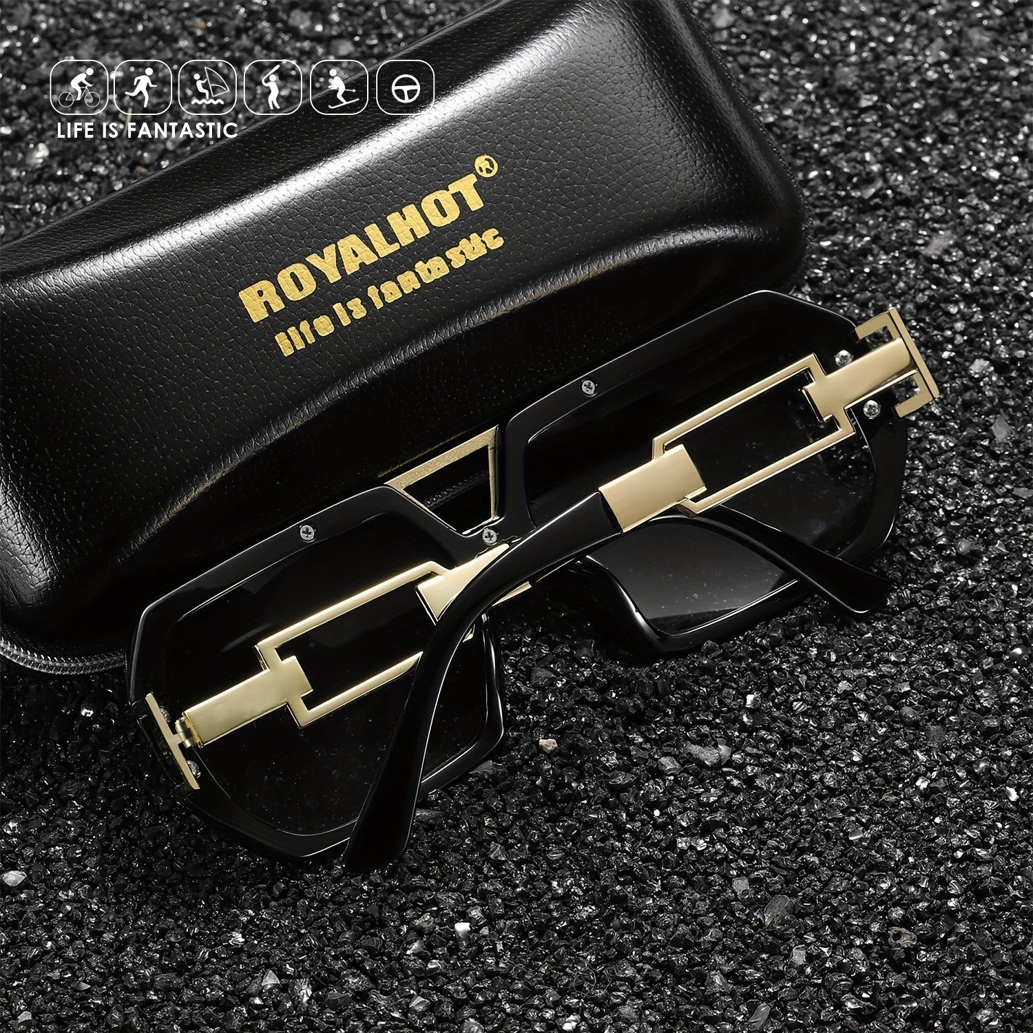 RoyalHot Men's Outdoor Sunglasses Mixed Decorative Eyewear