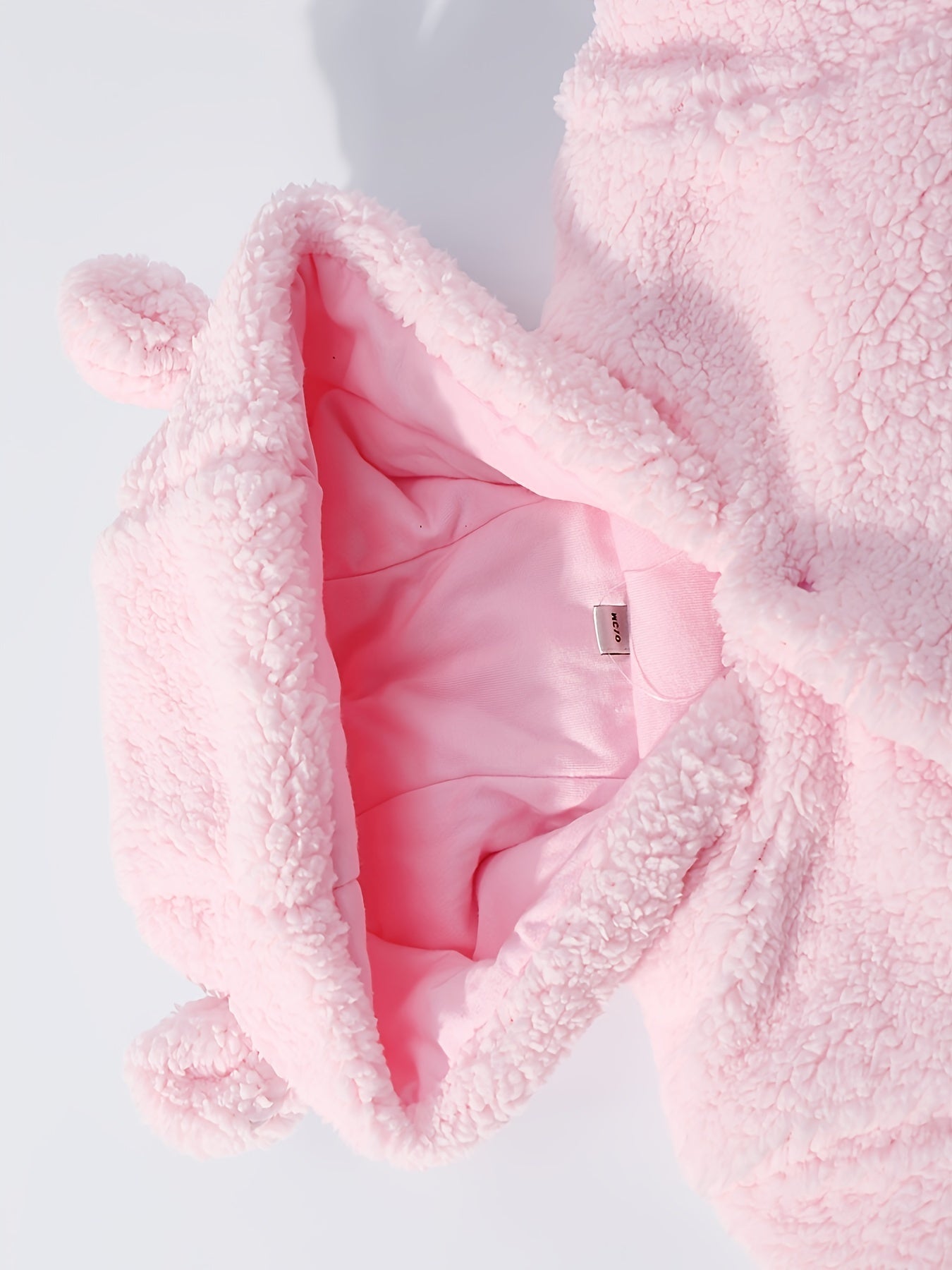 Cute & Cozy Baby Hooded Footed Bodysuit w/ 3D Ears