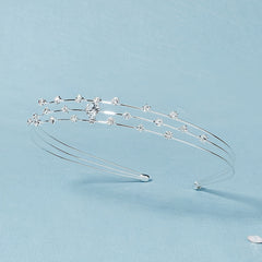 Rhinestone Metal Hairband Headband Party Favor Princess Tiara