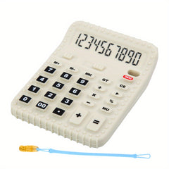 Baby Silicone Calculator Teething Toy with Anti-drop Chain