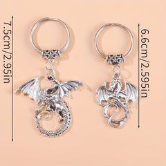 Dragon Decorative Keychain For Men Backpack Car Decoration Gift